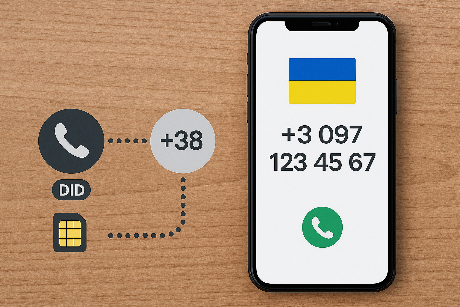 Как получить украинский номер с помощью виртуального номера DID: подробности и особенности